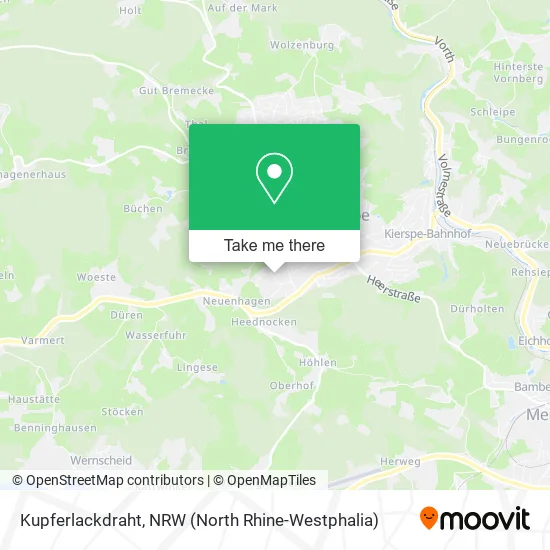 Карта Kupferlackdraht