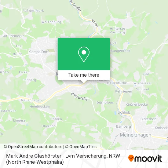 Карта Mark Andre Glashörster - Lvm Versicherung