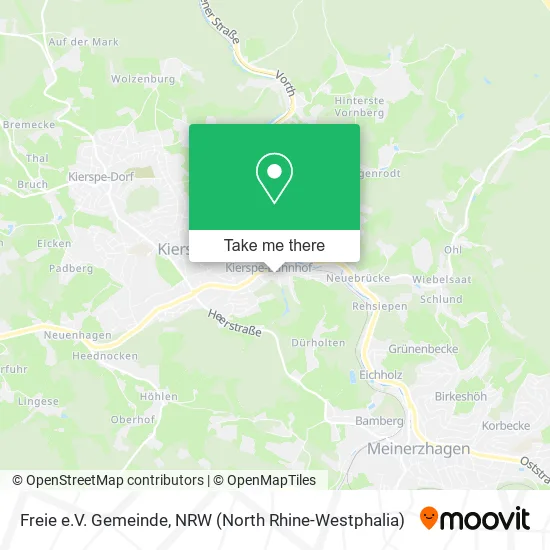 Карта Freie e.V. Gemeinde