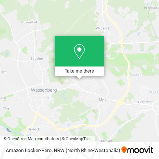 Amazon Locker-Pero map