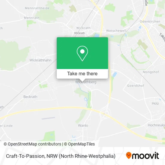 Craft-To-Passion map