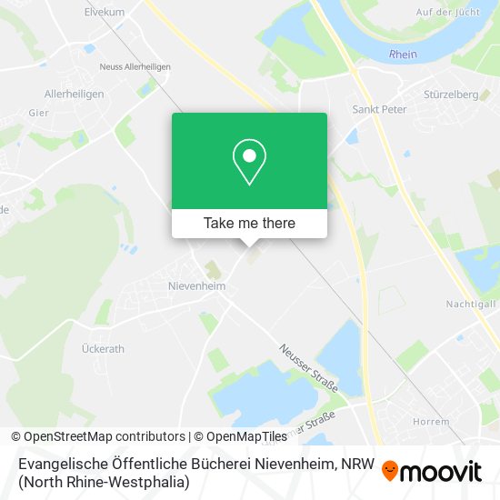 Evangelische Öffentliche Bücherei Nievenheim map