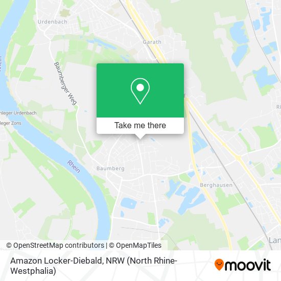 Amazon Locker-Diebald map