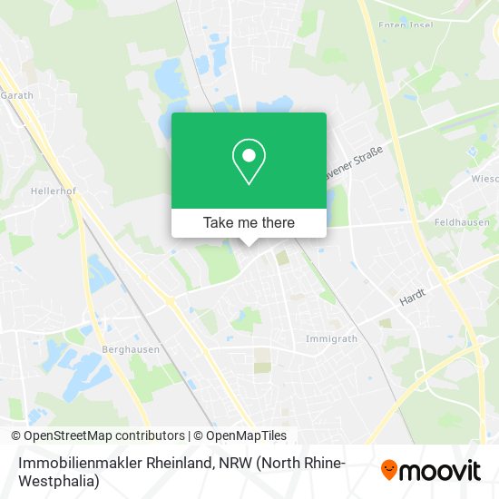 Immobilienmakler Rheinland map
