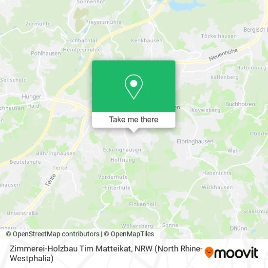 Карта Zimmerei-Holzbau Tim Matteikat