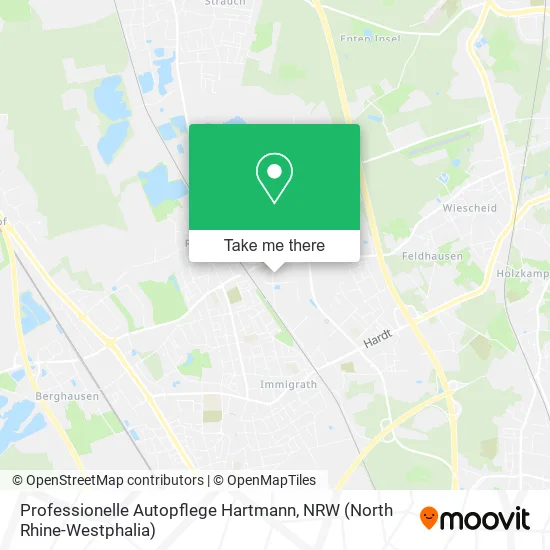 Карта Professionelle Autopflege Hartmann