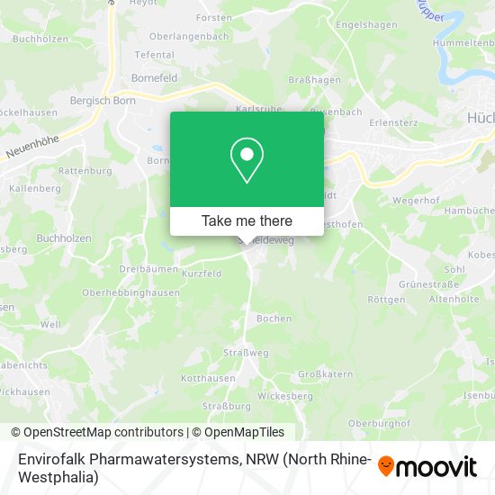 Envirofalk Pharmawatersystems map