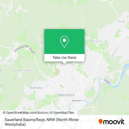 Sauerland Baumpflege map