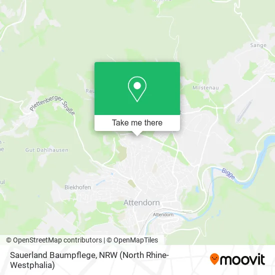 Карта Sauerland Baumpflege