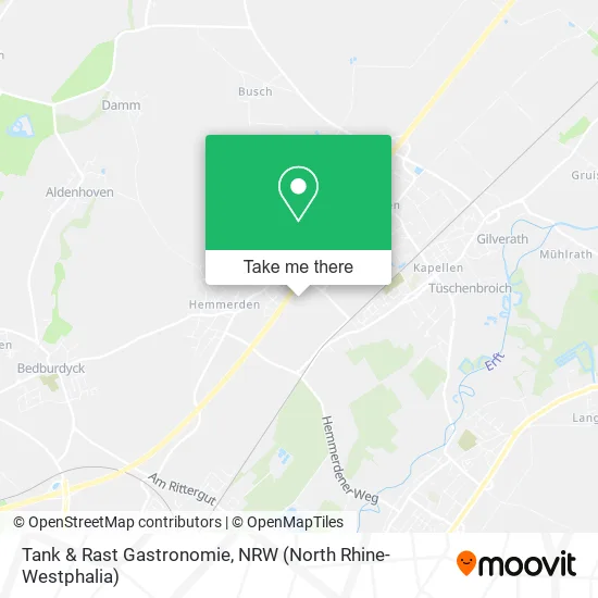 Tank & Rast Gastronomie map