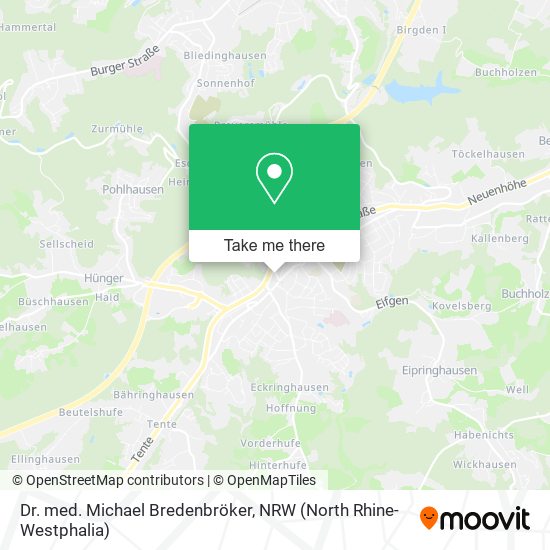 Dr. med. Michael Bredenbröker map