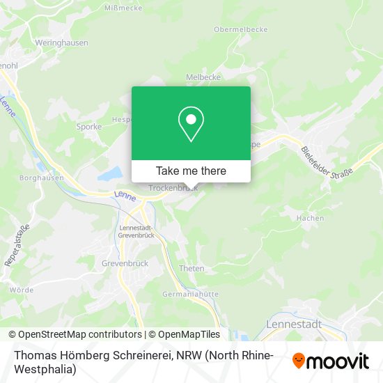 Thomas Hömberg Schreinerei map