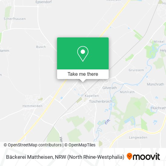 Bäckerei Mattheisen map