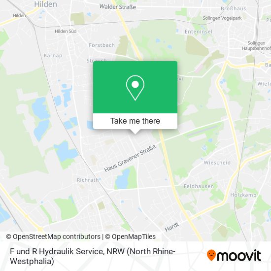 F und R Hydraulik Service map