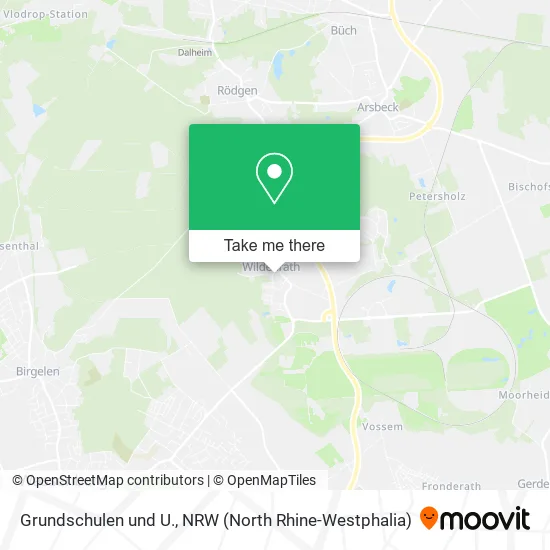 Карта Grundschulen und U.