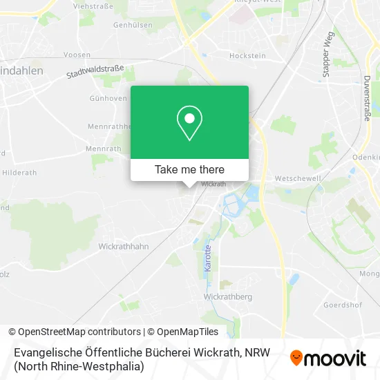 Evangelische Öffentliche Bücherei Wickrath map