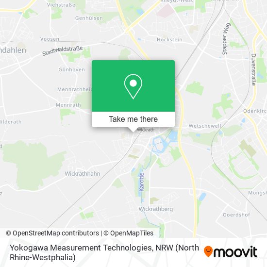 Yokogawa Measurement Technologies map