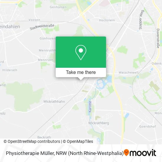 Карта Physiotherapie Müller