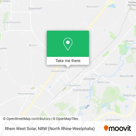 Карта Rhein West Solar