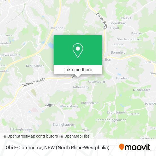 Obi E-Commerce map