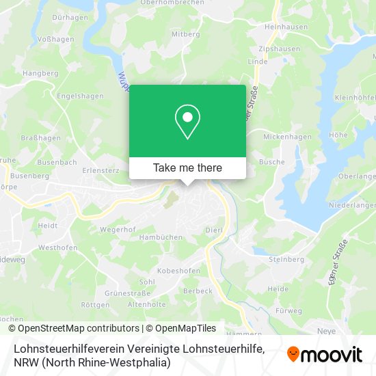 Lohnsteuerhilfeverein Vereinigte Lohnsteuerhilfe map