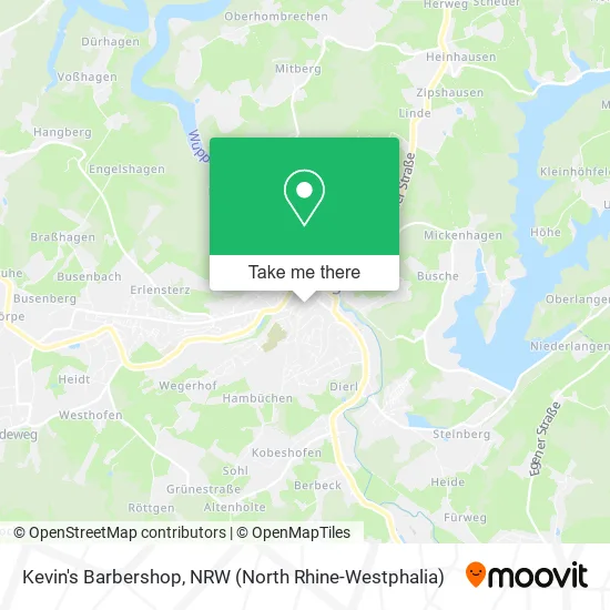 Карта Kevin's Barbershop