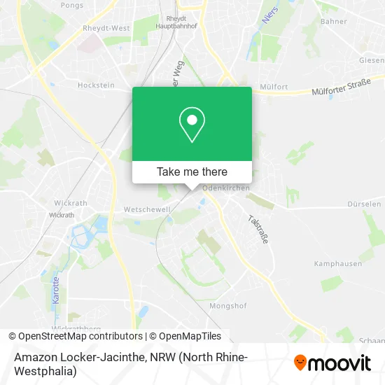 Карта Amazon Locker-Jacinthe