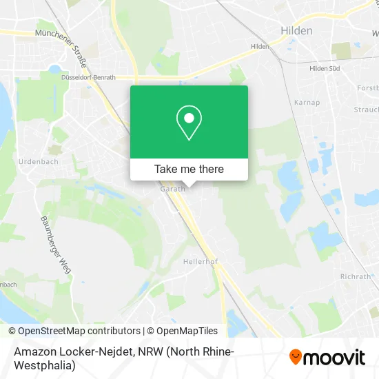 Карта Amazon Locker-Nejdet