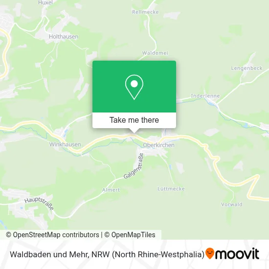Waldbaden und Mehr map