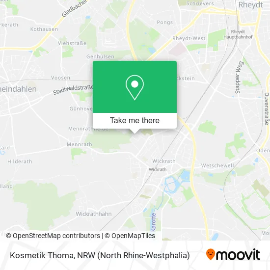Карта Kosmetik Thoma