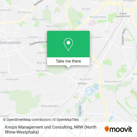 Knops Management und Consulting map