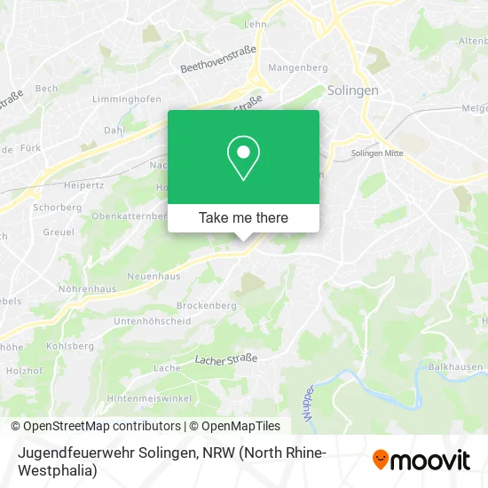 Карта Jugendfeuerwehr Solingen
