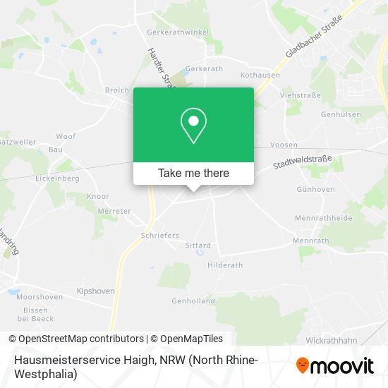 Hausmeisterservice Haigh map