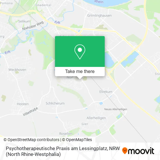 Карта Psychotherapeutische Praxis am Lessingplatz