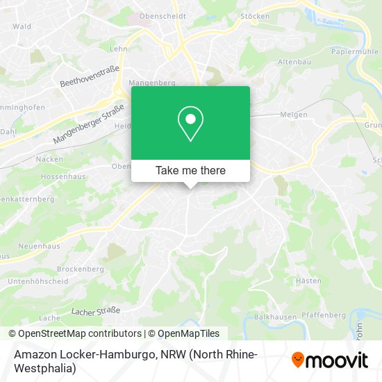 Amazon Locker-Hamburgo map