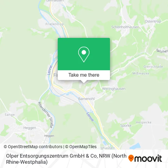 Карта Olper Entsorgungszentrum GmbH & Co