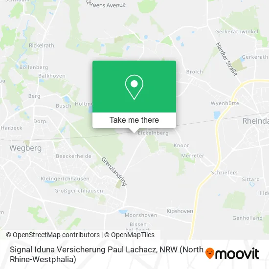 Карта Signal Iduna Versicherung Paul Lachacz