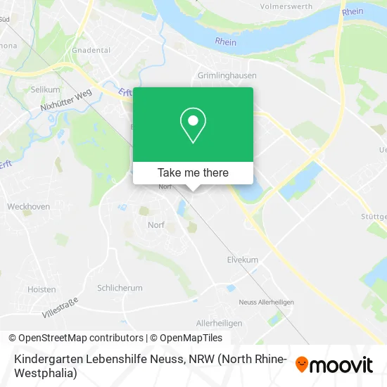 Карта Kindergarten Lebenshilfe Neuss