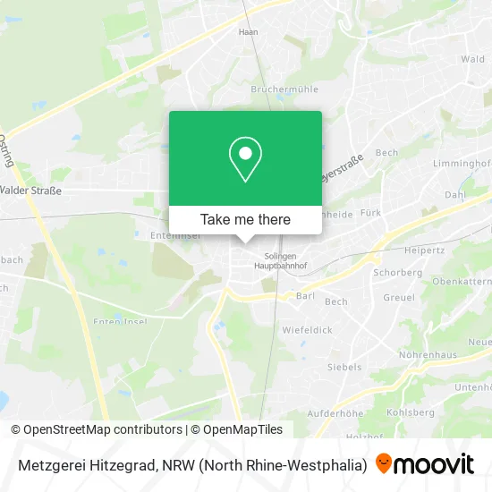 Metzgerei Hitzegrad map