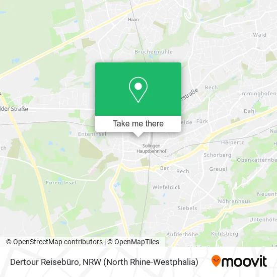 Карта Dertour Reisebüro