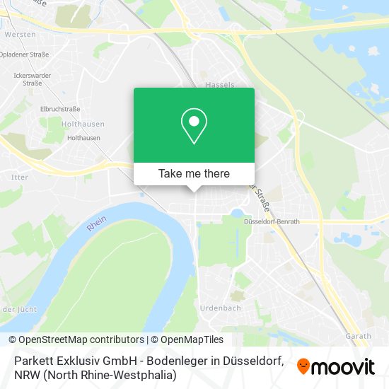 Карта Parkett Exklusiv GmbH - Bodenleger in Düsseldorf