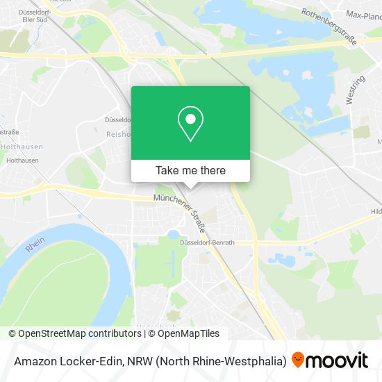 Amazon Locker-Edin map