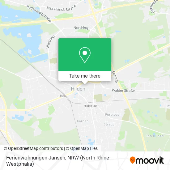 Ferienwohnungen Jansen map