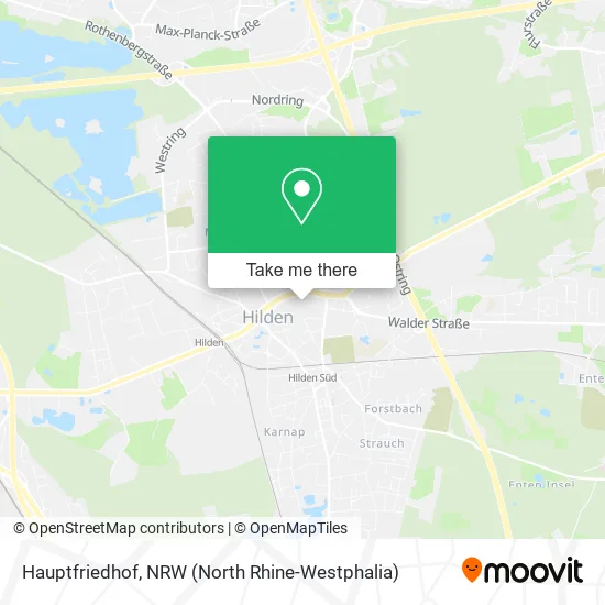 Карта Hauptfriedhof