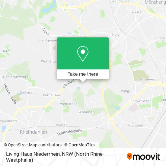 Карта Living Haus Niederrhein
