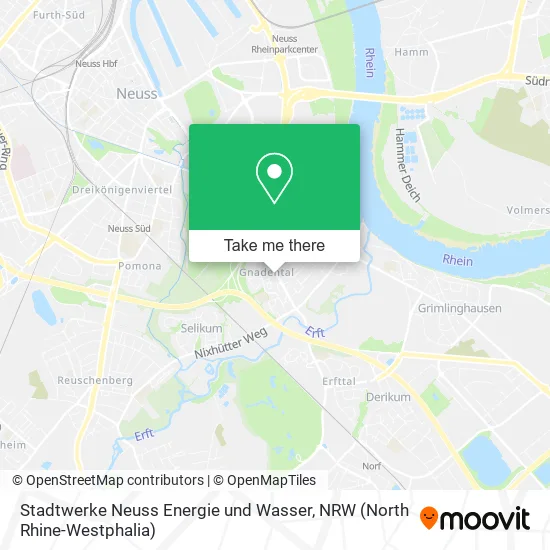 Stadtwerke Neuss Energie und Wasser map