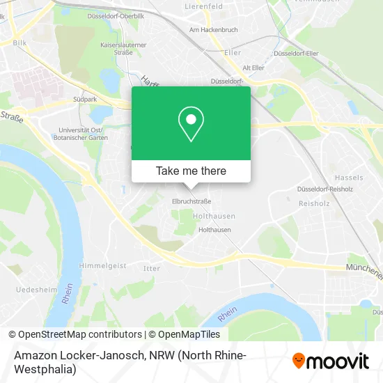 Карта Amazon Locker-Janosch