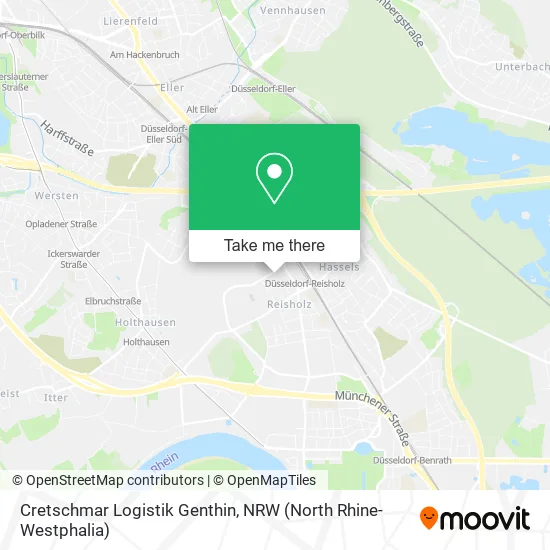 Карта Cretschmar Logistik Genthin
