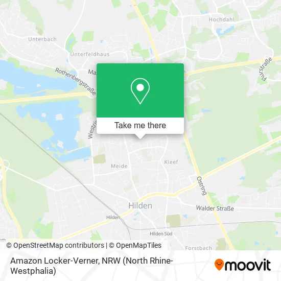 Карта Amazon Locker-Verner