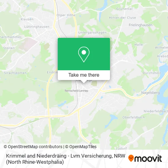Карта Krimmel and Niederdräing - Lvm Versicherung
